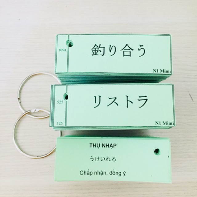 Flashcard tiếng Nhật N1