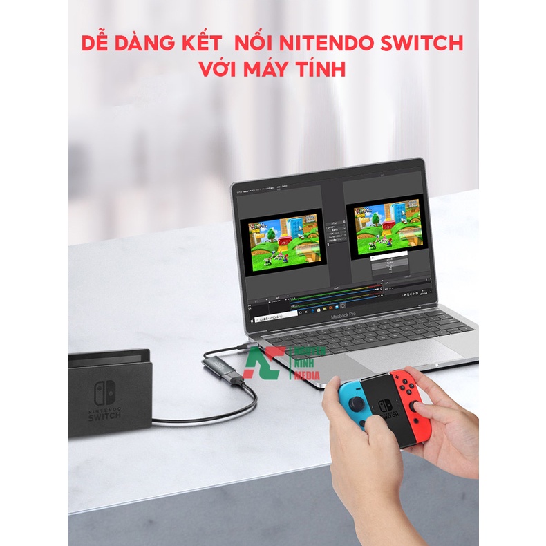 Cáp HDMI to USB 3.0 Video Capture Card Earldom ET-W17 &amp; ET-W16 - Hỗ Trợ Live Stream, Ghi Hình Từ Điện Thoại, Camera, PS4