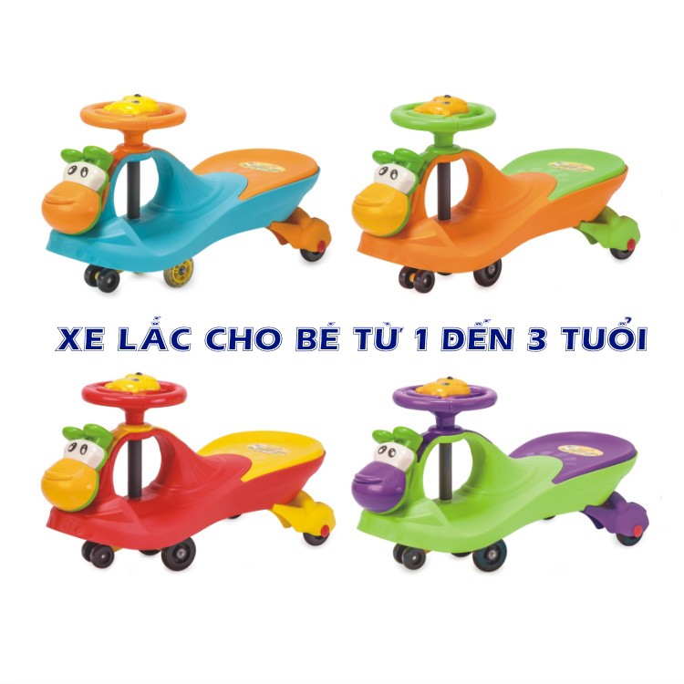 Xe Lắc Chòi Chân Cho Bé Có Nhạc Có Đèn Xe Đồ Chơi Vận Động Phát Triển Thể Lực Cho Trẻ DC007