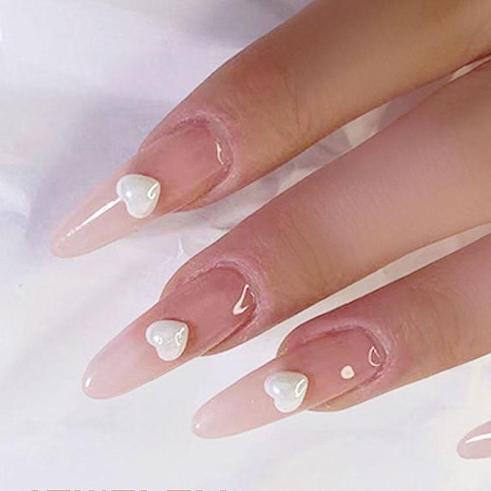 Miếng Dán Trang Trí Móng Tay 3D Xinh Xắn|Set 50 Phụ Kiện Trang Trí Móng Tay Hình Trái Tim