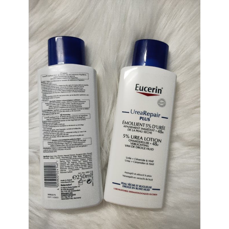 Lotion Dưỡng Ẩm Phục Hồi Da Khô Eucerin UreaRepair Plus 5% và 10% Urea Lotion 400ml