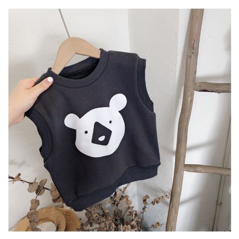 Áo gile nỉ cho bé