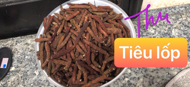 Tiêu lốp sấy khô 500gr giá 110k