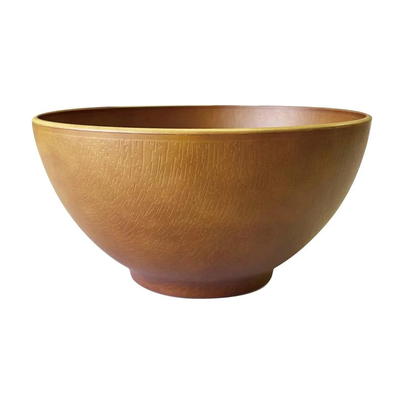 Daiso Chén Hokkori Nâu Soup Bowl Hokkori Style 12.5Cm 4.9Inch Brown