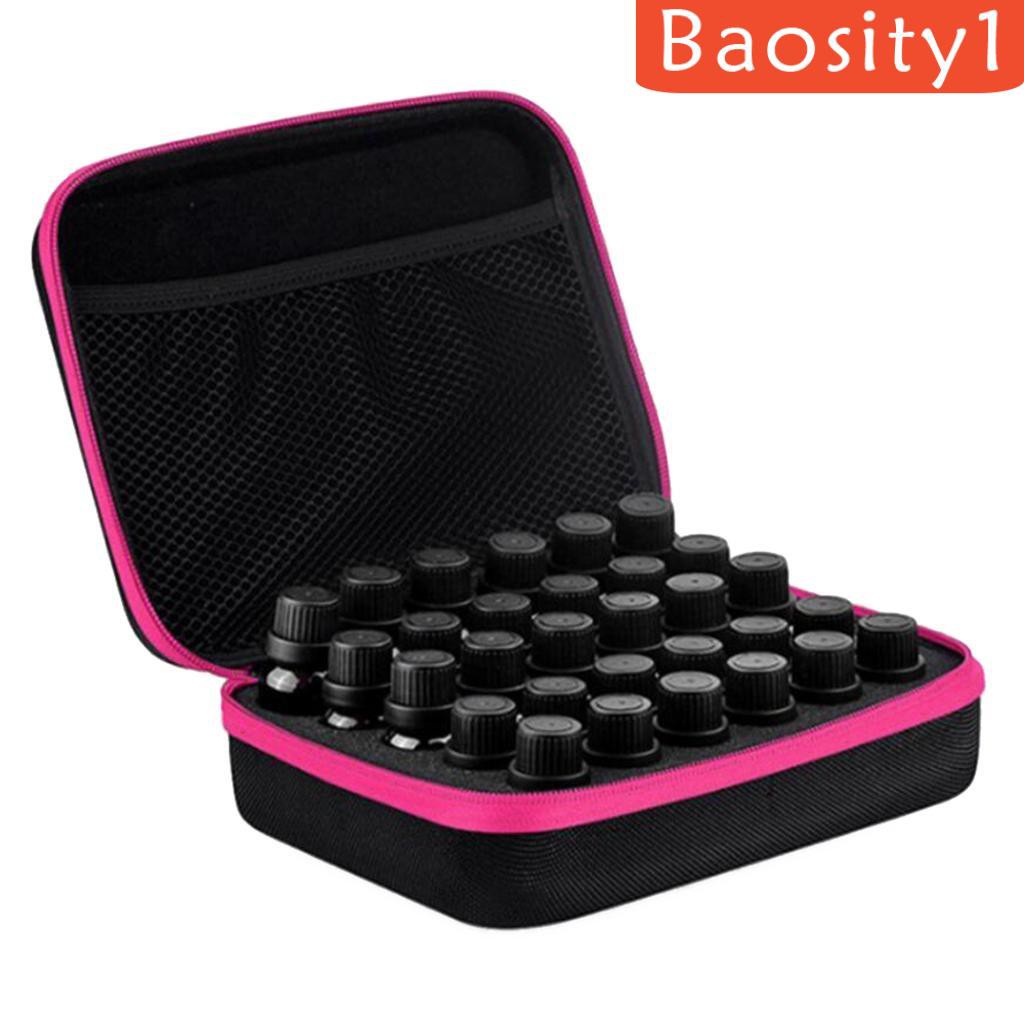 [Baosity1] Hộp Đựng Tinh Dầu 5ml 10ml 15 ml 30 Chai &amp; Con Lăn Đựng Sắp Xếp Gọn Gàng Cho Du Lịch