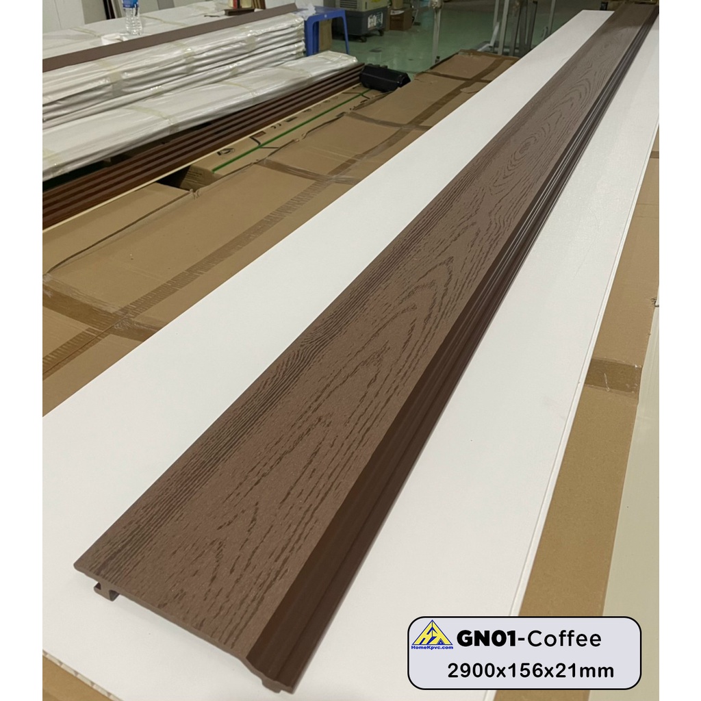 Thanh Gỗ Nhựa Ốp Tường-Trần Ngoài Trời/Gỗ Nhựa Composite Ngoài Trời Giá Rẻ
