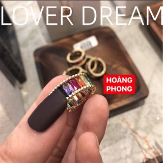 NHẪN NAM/NỮ ĐÍNH ĐÁ NHIỀU MÀU