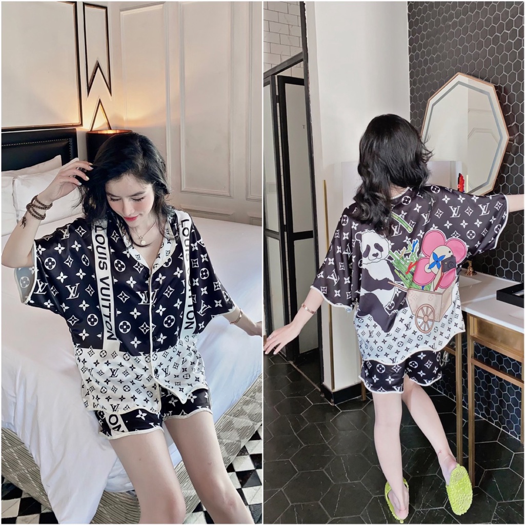 ĐỒ BỘ NGỦ NỮ NGẮN LỤA BỘ THỜI TRANG NỮ (HÀNG CHẤT LƯỢNG)