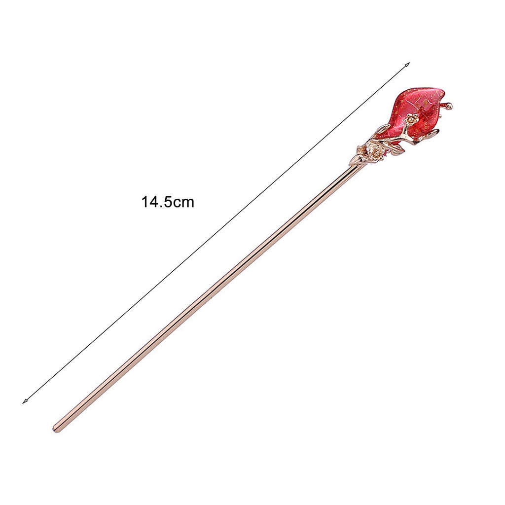 Trâm Cài Tóc Đính Pha Lê Giả Trong Suốt Phong Cách Trung Hoa Cổ Điển