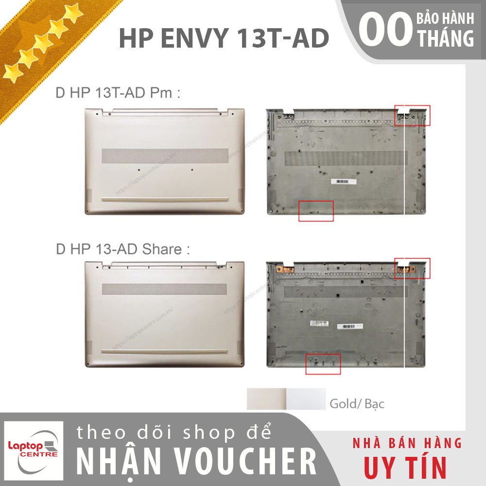 Thay vỏ laptop HP Envy 13-AD 13T-AD