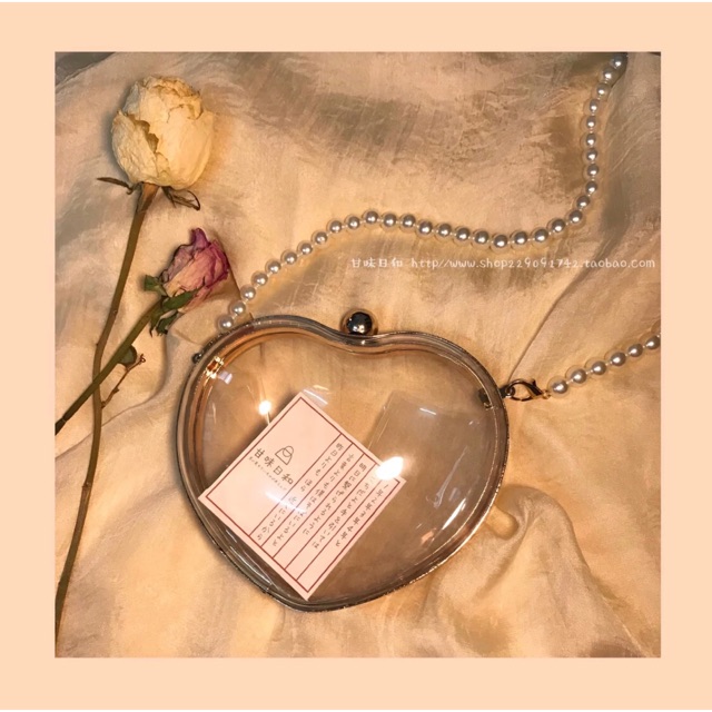 |Lii.X| Clutch nhựa trong suốt