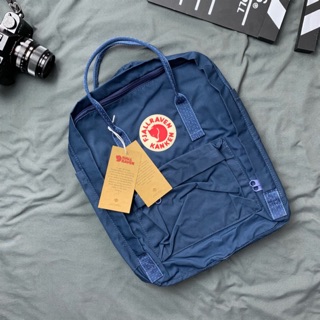 Balo Fjallraven Kanken Classic Royal Blue/Pinstripe Pattern