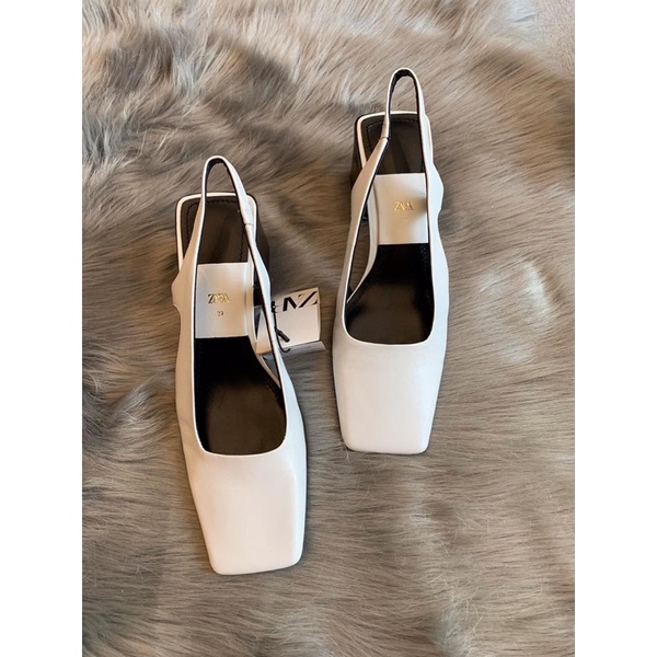 zara slingback da thật