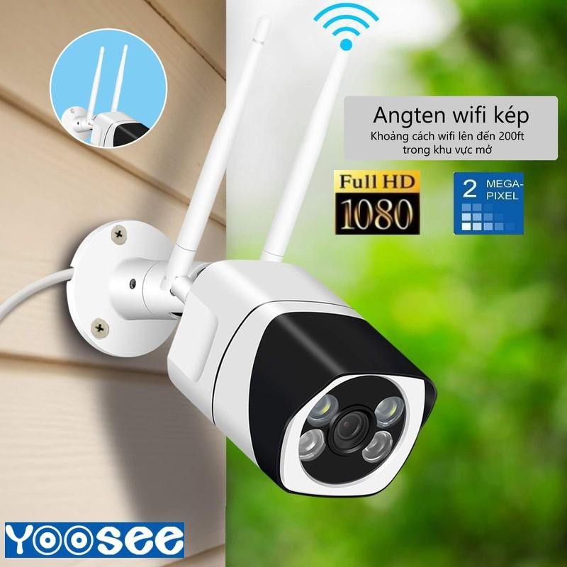 Camera Yoosee ngoài trời S10 2.0Mpx xem đêm có màu , Camera wifi giám sát vỏ thép - Ngôn Ngữ Tiếng Việt