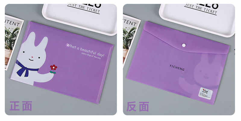 1 Túi Đựng Tài Liệu A4 Bằng Nhựa Pp Trong Suốt