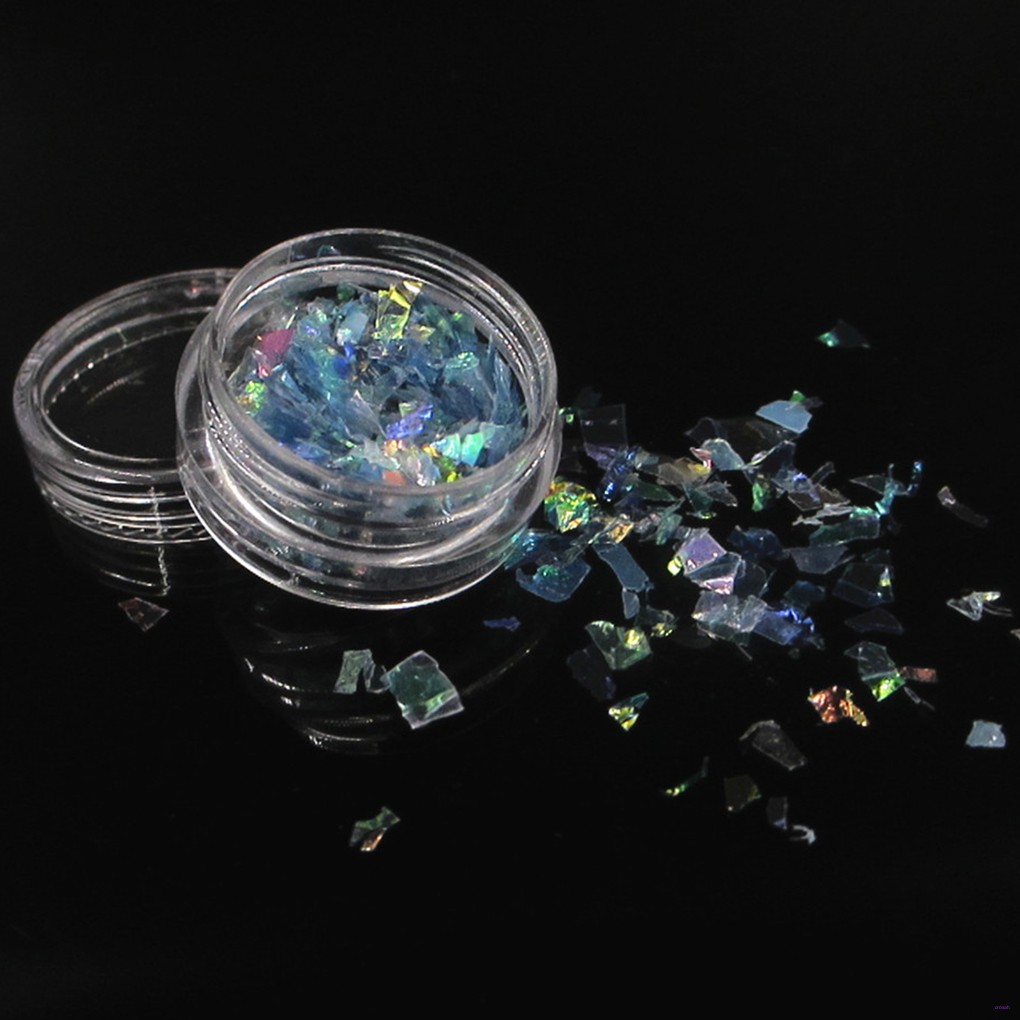 [Hàng mới về] 4 Hộp phụ kiện kim tuyến lấp lánh dùng trang trí móng tay nghệ thuật