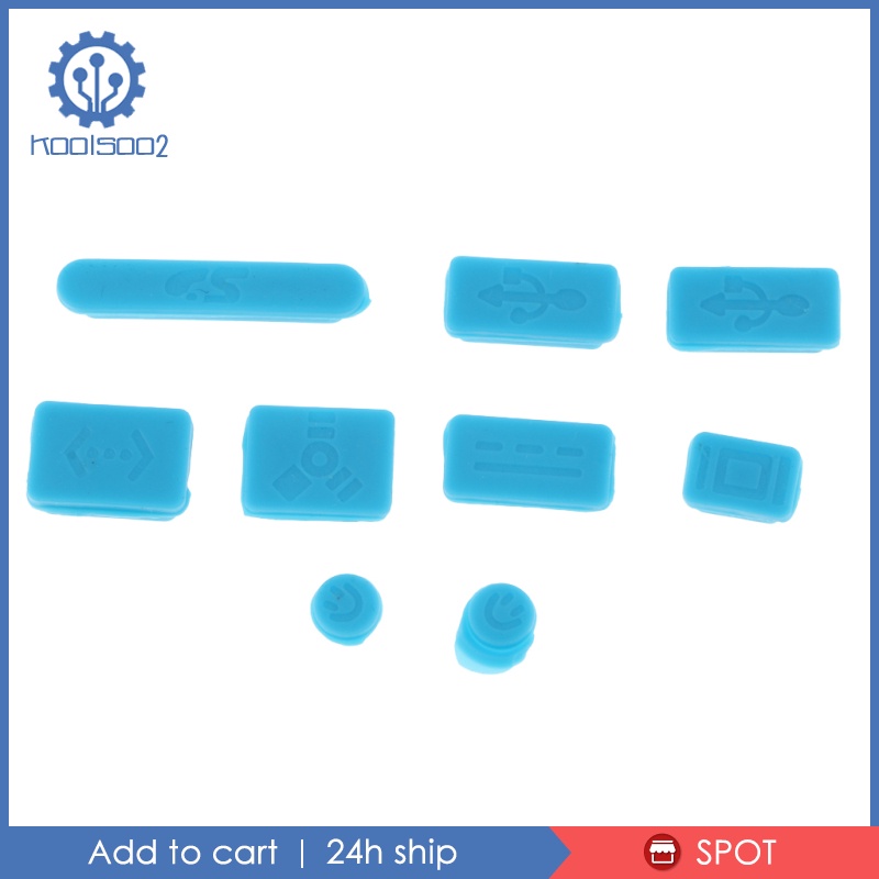 Nút Bịt Chống Bụi Cho Lỗ Cắm Tai Nghe / Máy Tính / Laptop Bằng Silicone Koolsoo2