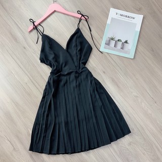 Đầm Hai Dây Dập Ly
