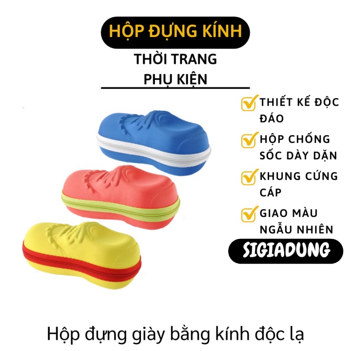 [SGD] Hộp Kính - Hộp Đựng Kính Hình Giày Độc Đáo Chống Sốc Dày Dặn Cho Bé 8249