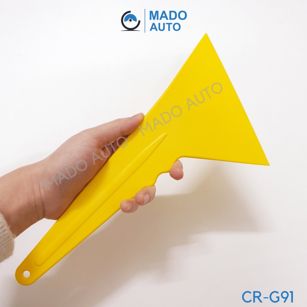 Gạt nhựa dán Film Phim cách nhiệt ô tô, dụng cụ dán Decal nhà kính cỡ lớn, lưỡi mảnh MADO AUTO Plastic Squeegee CR-G91