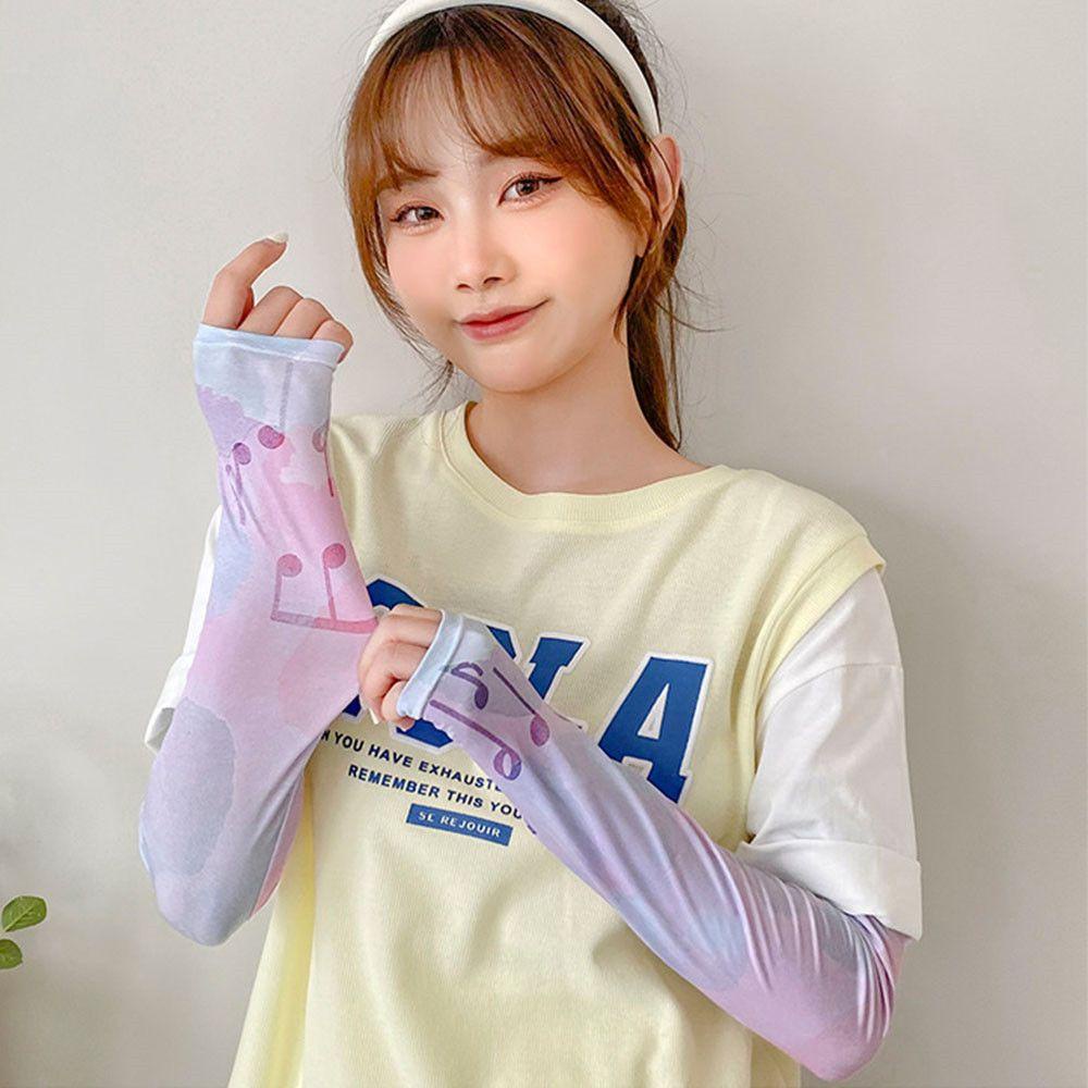 LET Vỏ Bọc Cánh Tay Giữ Ấm Chống Tia UV Khi Chơi Thể Thao