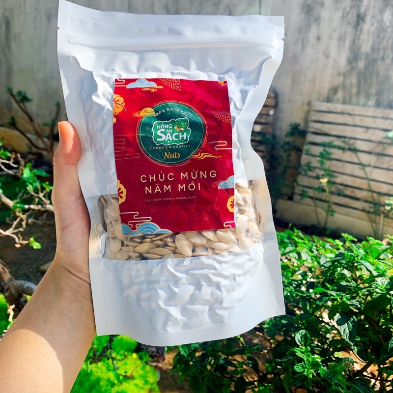 Hạt Bí Rang Củi - Size Lớn 500g