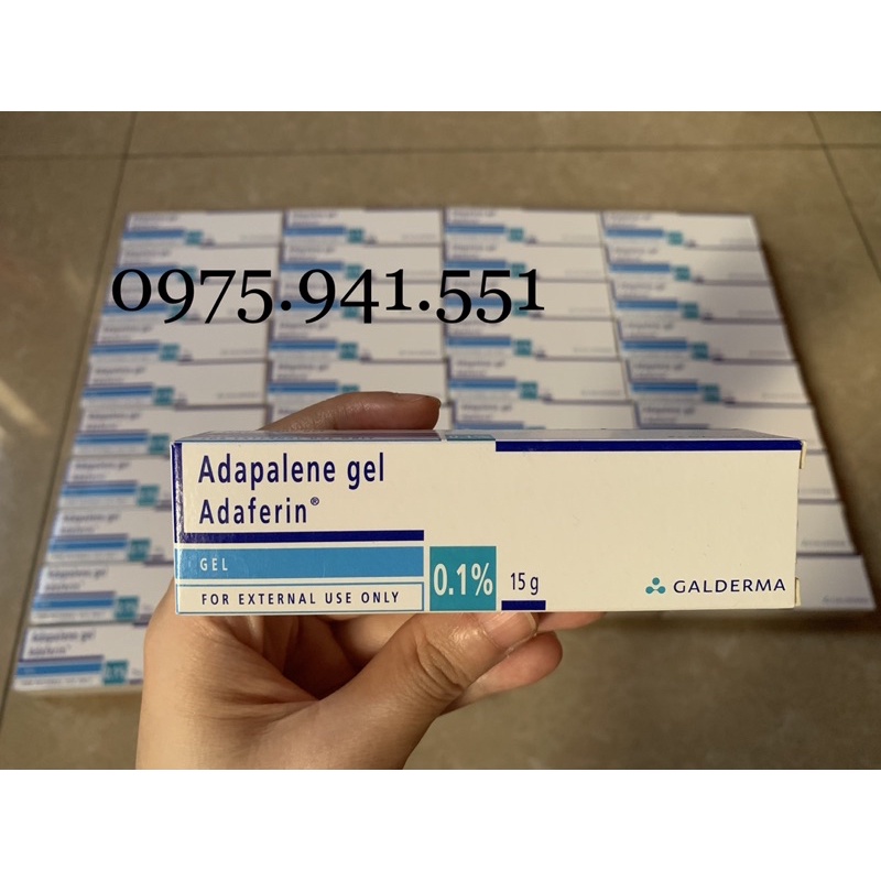 Giảm mụn ADAFERIN - Adapalene 0.1% Gel 15g