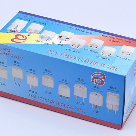 Phích cắm chuyển đổi, ổ chuyển đổi phích cắm từ 3 chân sang 2 chân nguồn 220V.