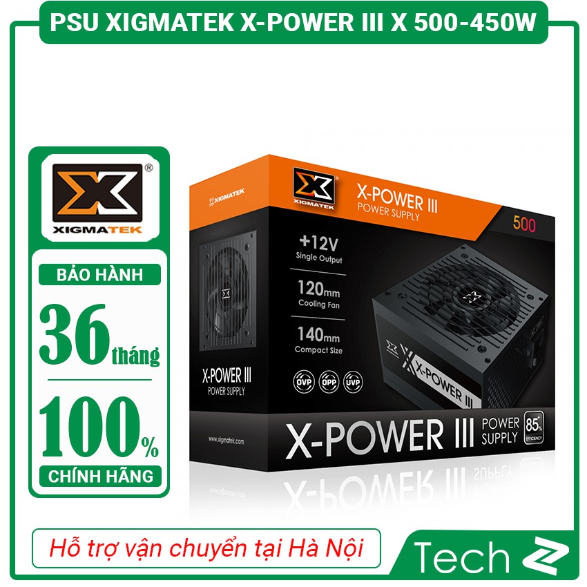 Nguồn Máy Tính Xigmatek X-Power III 550 (500W, 230V)