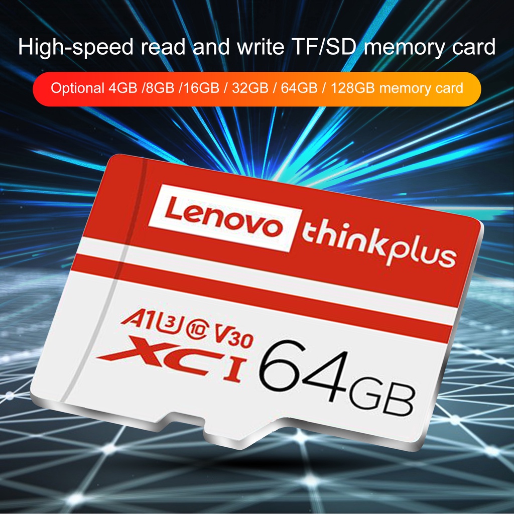 Thẻ nhớ lenovo U3 tốc độ cao 4GB/8GB/16GB/32GB/64GB Micro-SD TF
