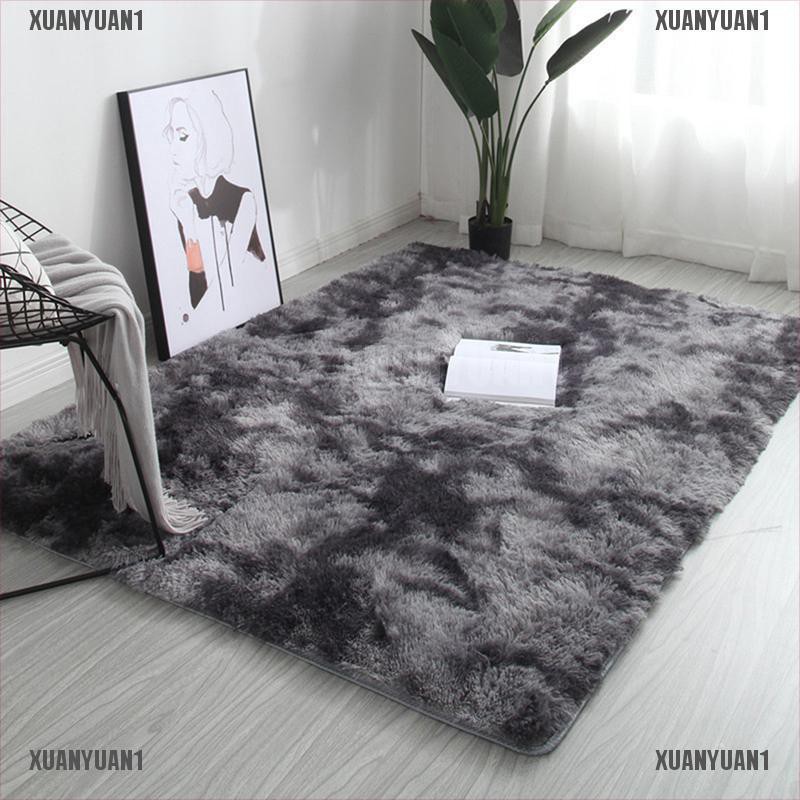 [XUANYUAN1] Thảm Lót Sàn Lông Tơ Mềm Chống Trượt Trang Trí Nhà Cửa