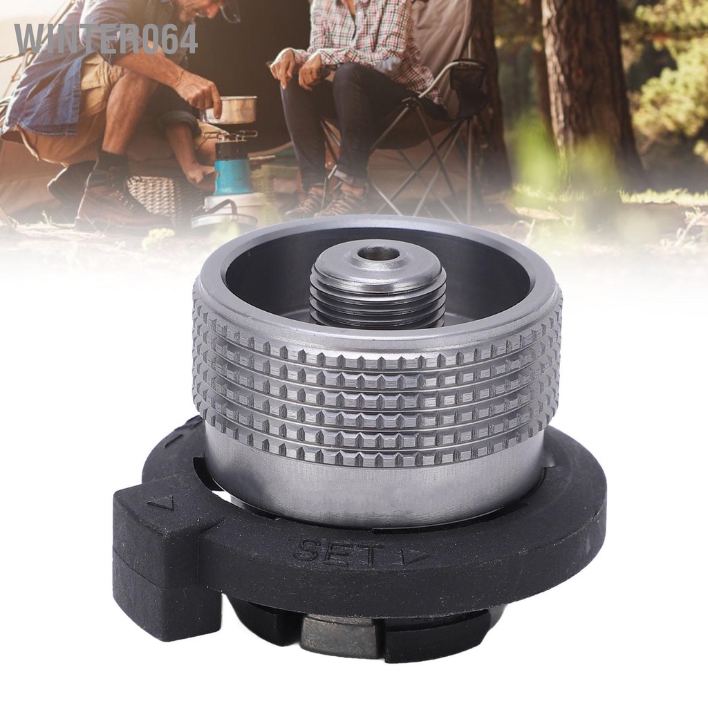 Winter064 Bộ chuyển đổi Butane Khung có ren Tích hợp IPB Khóa cắm trại Bếp gas vòi phun cho