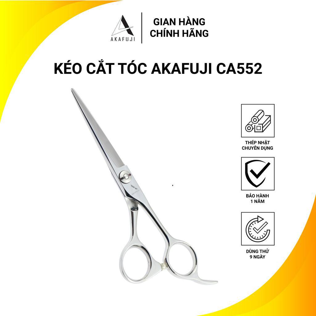 Kéo Cắt Tóc AKAFUJI CA 552 SIZE 5.5 inches Thép Nhật Cao Cấp  Bảo Hành 12 Tháng