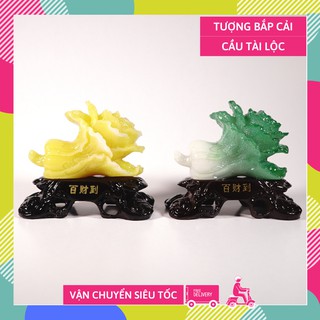 Tượng bắp cải phong thủy chiêu tài phát lộc - Cao 10cm