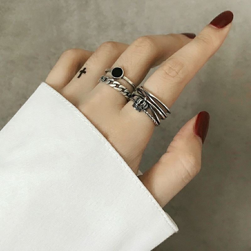 Nhẫn vương miện bản to