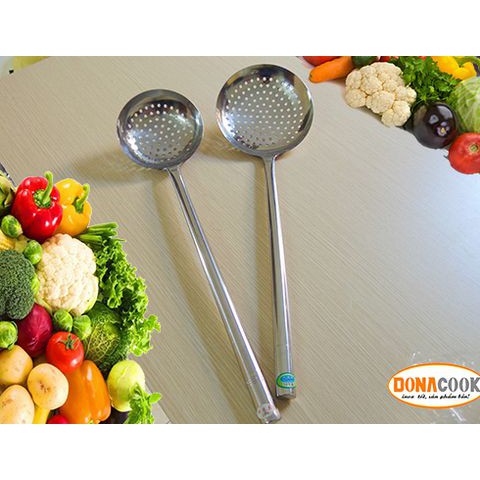 Muôi Canh/ Muôi Lẩu/ Xẻng Lật Inox công nghiệp dành cho bếp ăn tập thể, nhà hàng, khách sạn