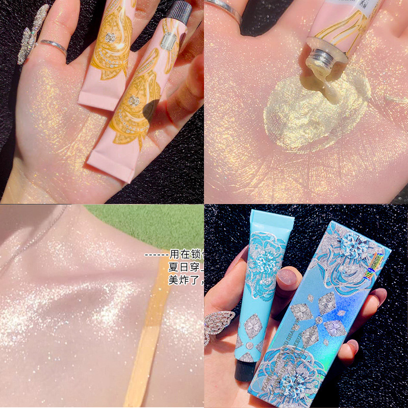 (Hàng Mới Về) Kem Bắt Sáng Dạng Lỏng Tạo Khối Che Khuyết Điểm Cho Da Mặt