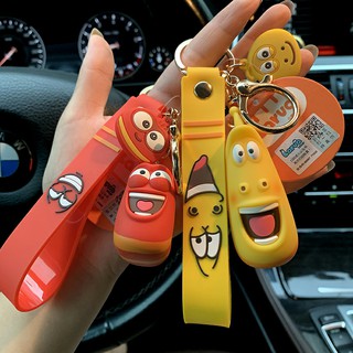 MÓC KHÓA LARVA - MÓC KHÓA CHÍNH HÃNG HOẠT HÌNH ẤU TRÙNG TINH NGHỊCH ĐỘC LẠ