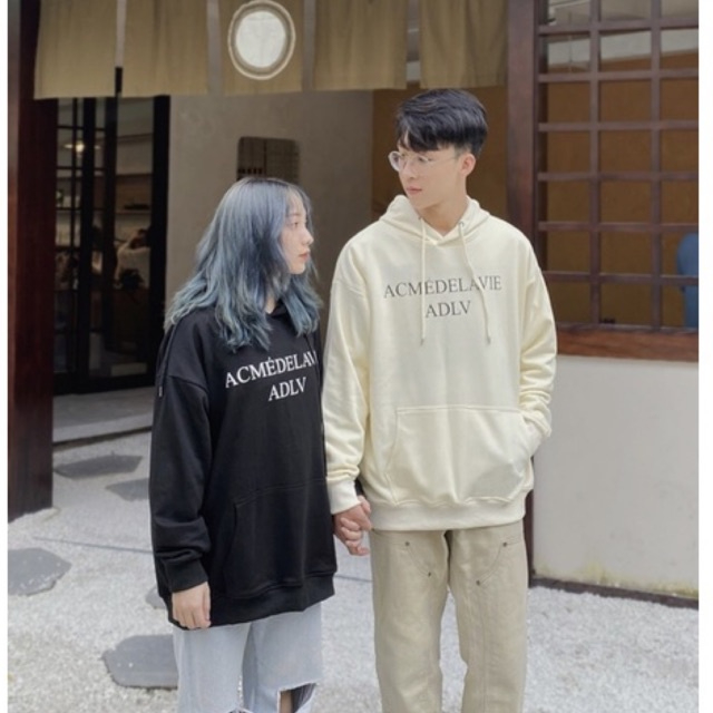 Áo Hoodie Form Rộng Nam Nữ ADLV Nỉ Chân Cua Siêu Hot năm 2022