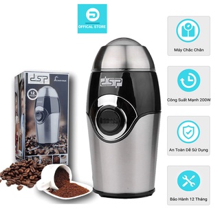 Máy xay cà phê mini DSP động cơ mạnh mẽ xay cà phê, các loại hạt, thao tác dễ dàng