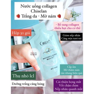 [AUTH] Nước uống CHISELAN trắng da mờ nám hộp 30 gói