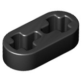 Gạch Lego Technic Mỏng 1 x 2, 2 dấu cộng / Lego Part 41677: Technic, Liftarm Thin 1 x 2 - Axle Holes
