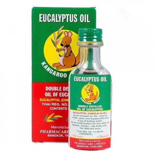 Dầu khuynh diệp Eucalyptus Oil Kangaroo Brand (Thái Lan)