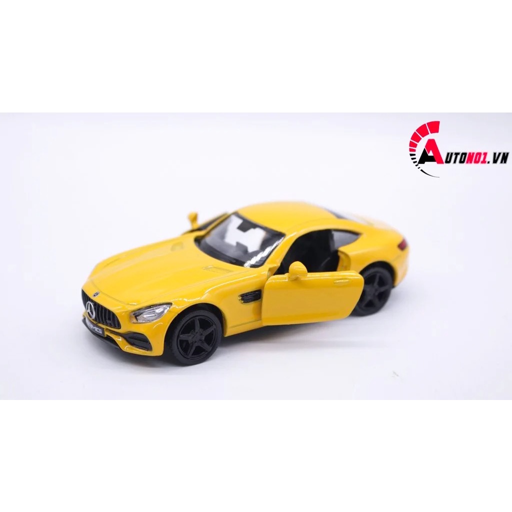 MÔ HÌNH XE MERCEDES BENZ AMG GTS YELLOW 1:36 SCALE MODEL 7722