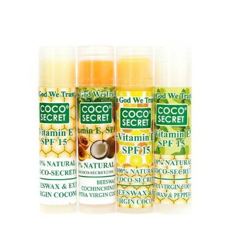 [hsd 2023] Son Dưỡng Môi Tinh Dầu Dừa Sáp Ong Vitamin E Coco Secret 5g Mềm Mượt Môi (có 4 vị)