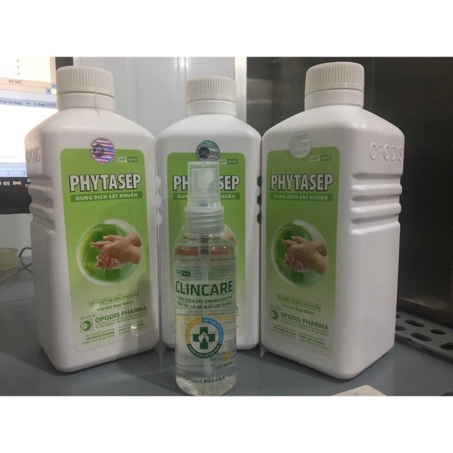 Nước rửa tay sát khuẩn phytasep 500ml