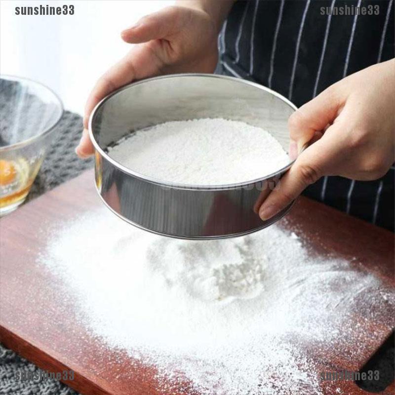 Dụng Cụ Khuôn Rây Bột Tròn Bằng Thép Không Gỉ 33