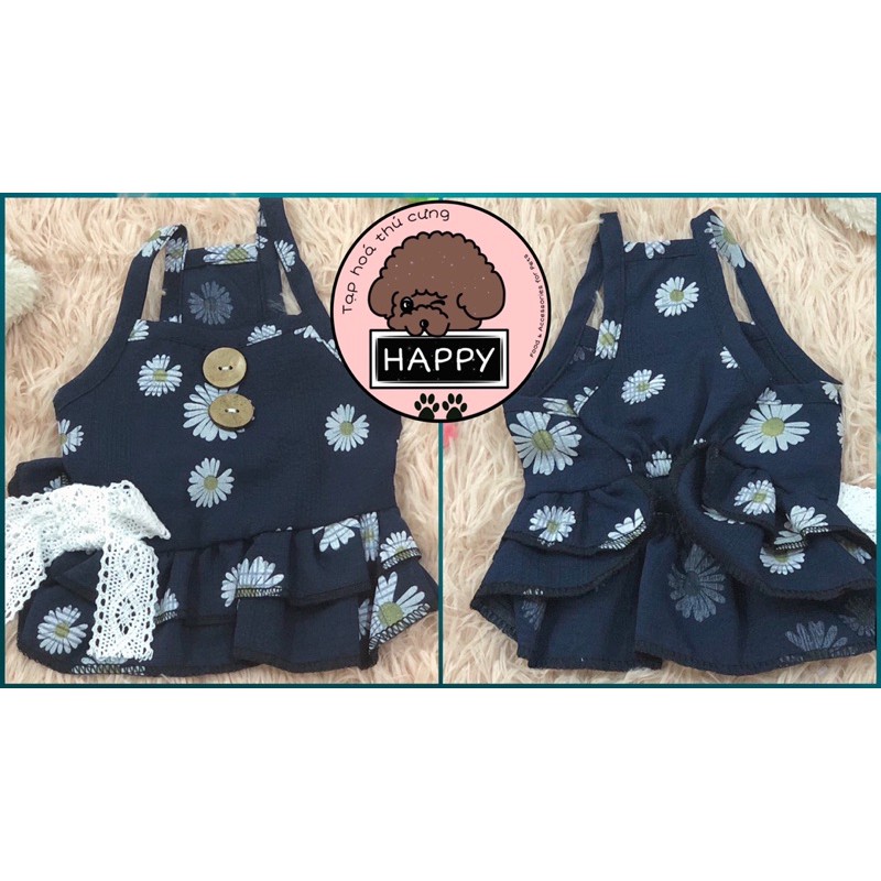 Đầm xoè hai tầng dễ thương cho chó mèo [Hàng thiết kế] [Ảnh thật] [Có sẵn] - Quần áo chó mèo / Quần áo thú cưng