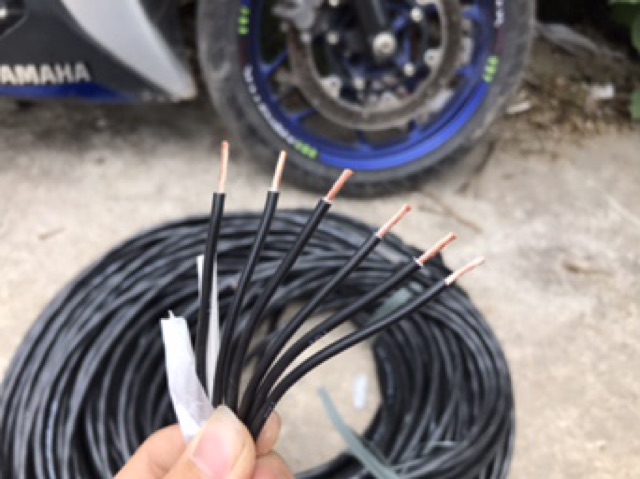 Dây cáp loa 6 lõi 1,5mm đồng mịn , vỏ dẻo giá 35k/ mét