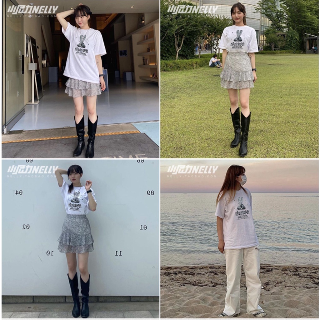 Áo thun Nelly Heybig cotton ngắn tay TS8258